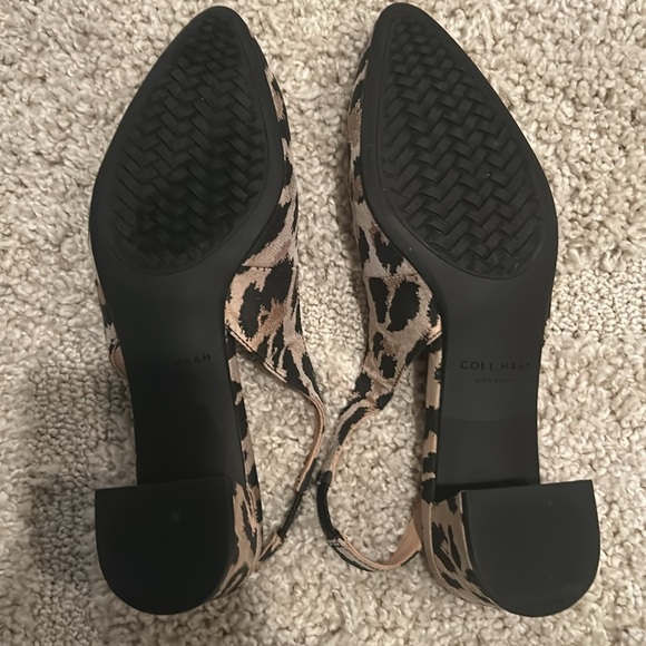 Cole Haan The Go-To leopard sling backs - Picture 4 of 6